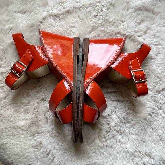 DVF Diane Von Furstenberg Dene Wedge Sandals 7.5 - Picture 9 of 12